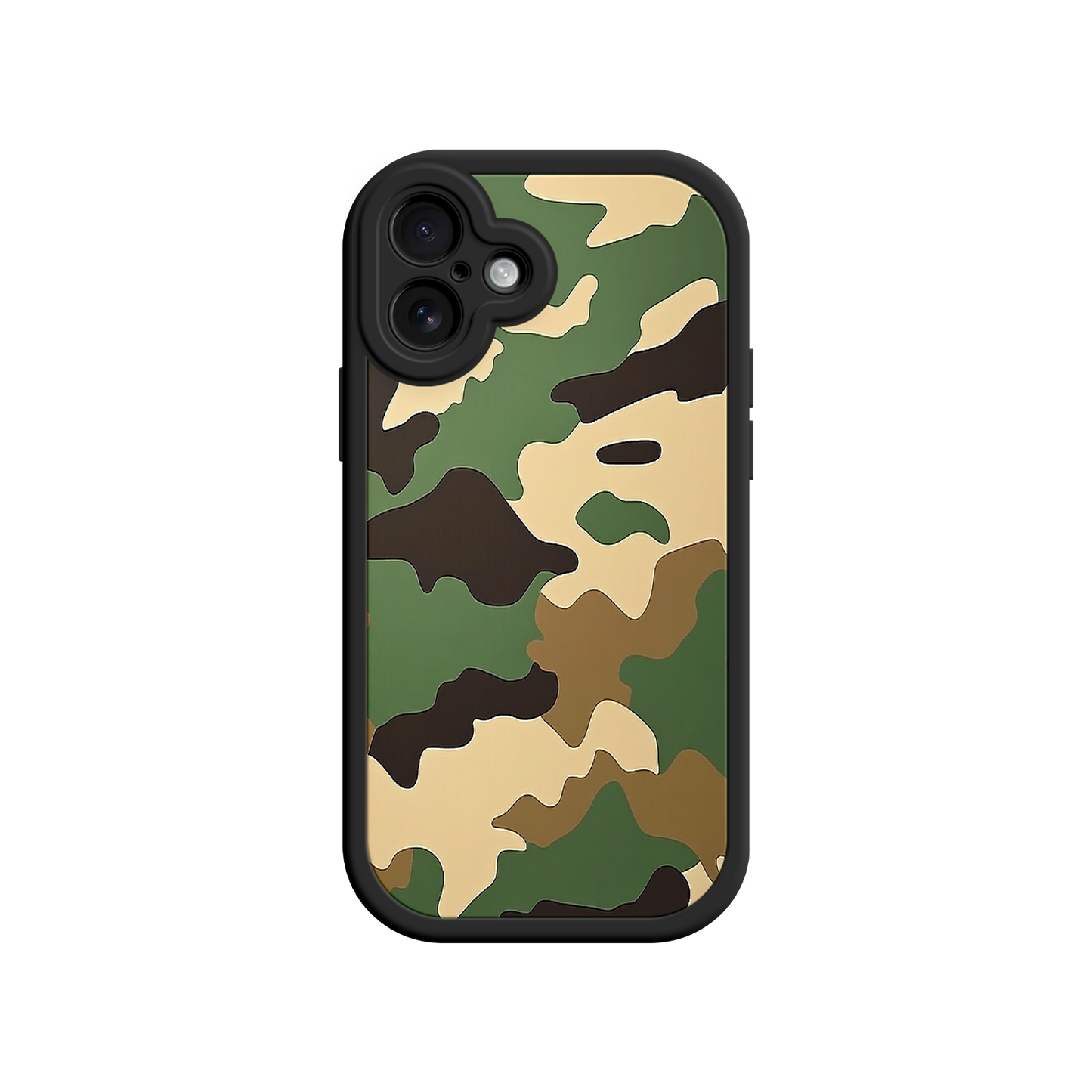 #MC0031 Factory Wholesale Military Camo iPhone 17 Case – Woodland Camouflage, Tactical Design, Rugged Phone Cover