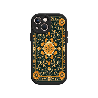 #MC0042 Factory Wholesale Ornate Floral iPhone 17 Case – Baroque Vintage Pattern Protective Cover for iPhone 16 Pro / Max