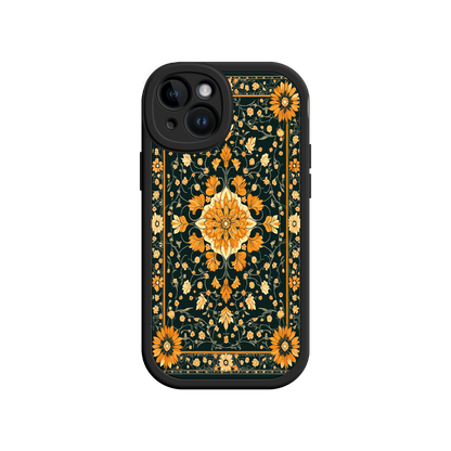 #MC0042 Factory Wholesale Ornate Floral iPhone 17 Case – Baroque Vintage Pattern Protective Cover for iPhone 16 Pro / Max
