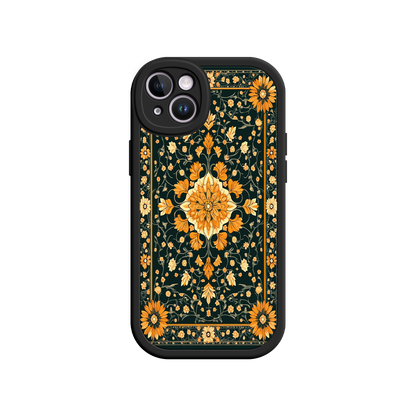 #MC0042 Factory Wholesale Ornate Floral iPhone 17 Case – Baroque Vintage Pattern Protective Cover for iPhone 16 Pro / Max