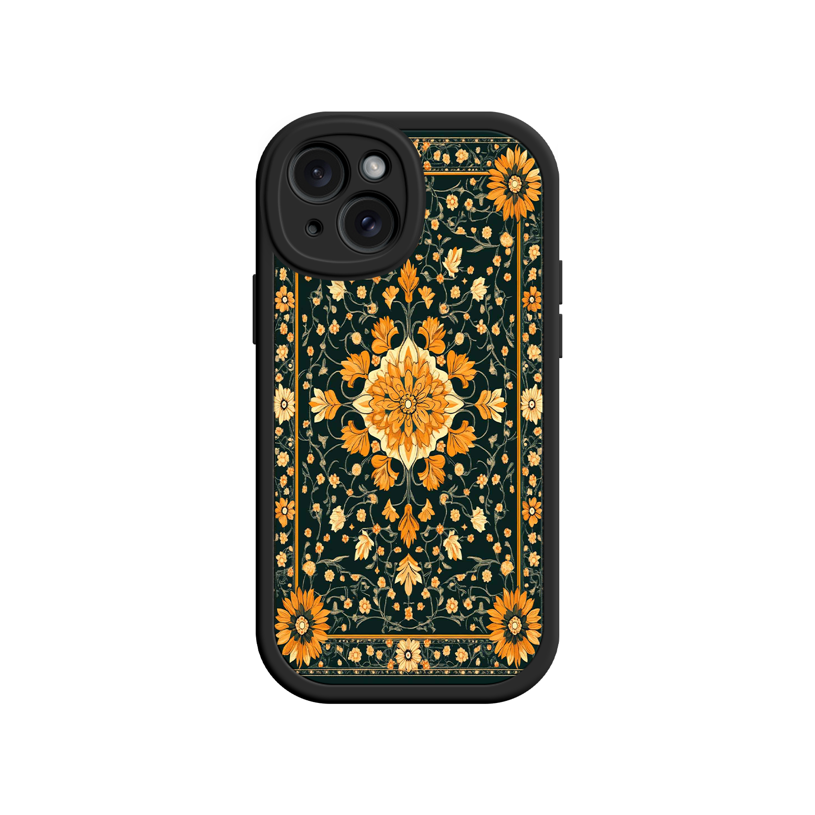 Ornate Floral iPhone 17 Case – Baroque Vintage Pattern Protective Cover for iPhone 16 Pro / Max