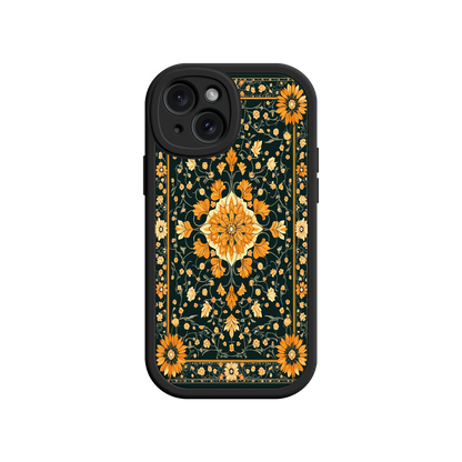 #MC0042 Factory Wholesale Ornate Floral iPhone 17 Case – Baroque Vintage Pattern Protective Cover for iPhone 16 Pro / Max