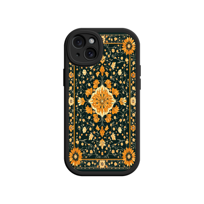 #MC0042 Factory Wholesale Ornate Floral iPhone 17 Case – Baroque Vintage Pattern Protective Cover for iPhone 16 Pro / Max