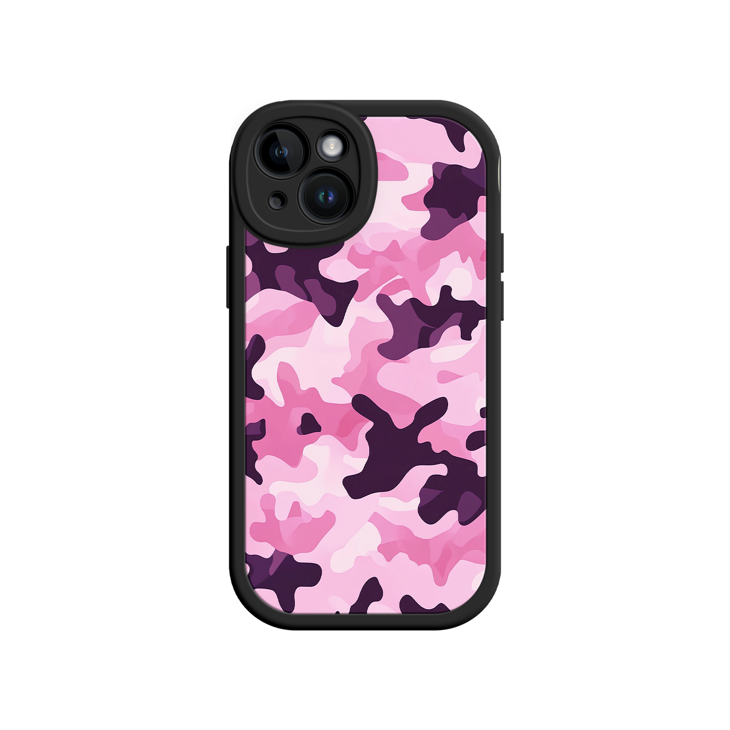 #MC0030 Factory Wholesale Pink Camo iPhone 17 Case – Camouflage, Feminine Style, Protective Phone Cover