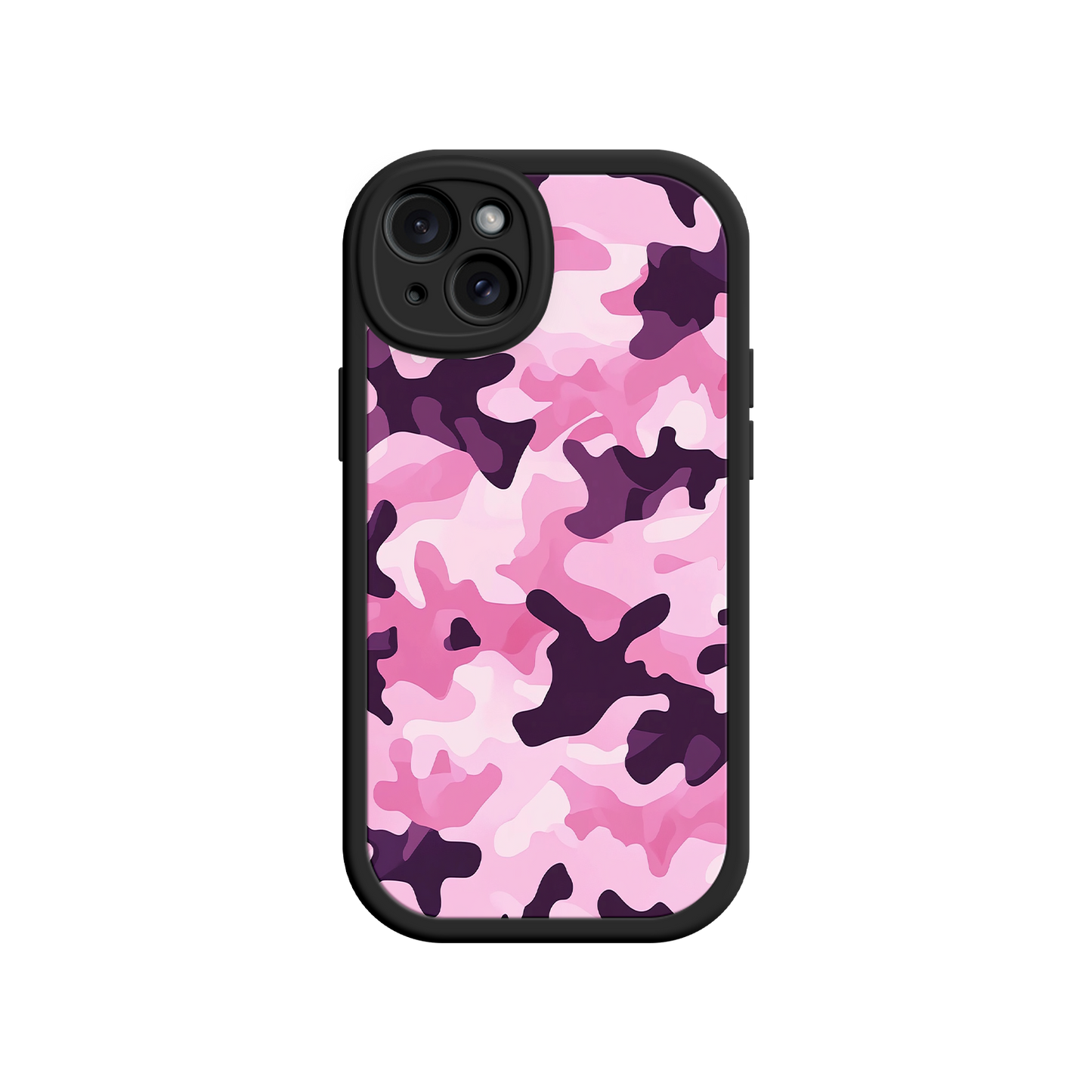 #MC0030 Factory Wholesale Pink Camo iPhone 17 Case – Camouflage, Feminine Style, Protective Phone Cover