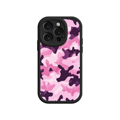 #MC0030 Factory Wholesale Pink Camo iPhone 17 Case – Camouflage, Feminine Style, Protective Phone Cover