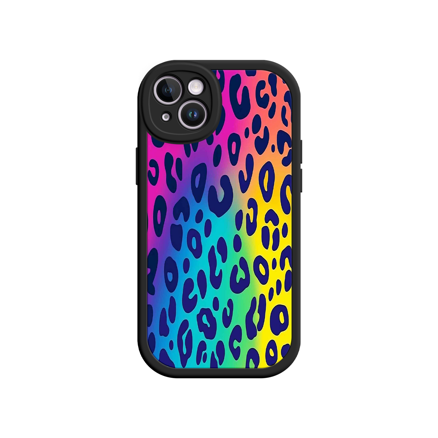 #MC0035 Factory Wholesale Rainbow Leopard Print iPhone 17 Case – Vibrant Gradient Leopard Pattern, Colorful Animal Print Design, Trendy Animal Print Phone Cover