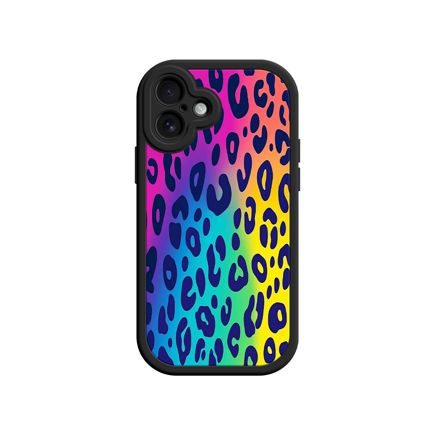 #MC0035 Factory Wholesale Rainbow Leopard Print iPhone 17 Case – Vibrant Gradient Leopard Pattern, Colorful Animal Print Design, Trendy Animal Print Phone Cover