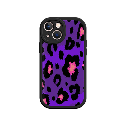 #MC0025 Factory Wholesale Purple Leopard Print iPhone 17 Case – Trendy Animal Print, Protective Fashion Cover, Bold & Stylish Design