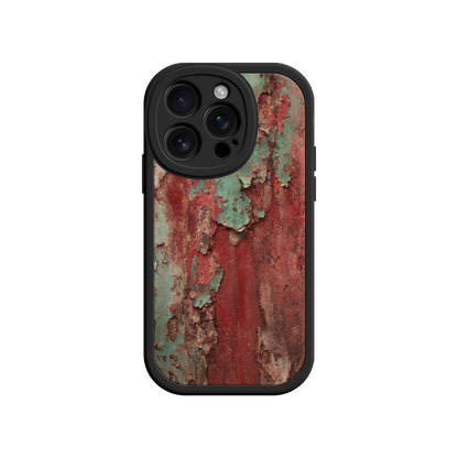 #MC0022 Factory Wholesale Rustic Metal Texture Phone Case – Vintage Industrial Style for iPhone 17