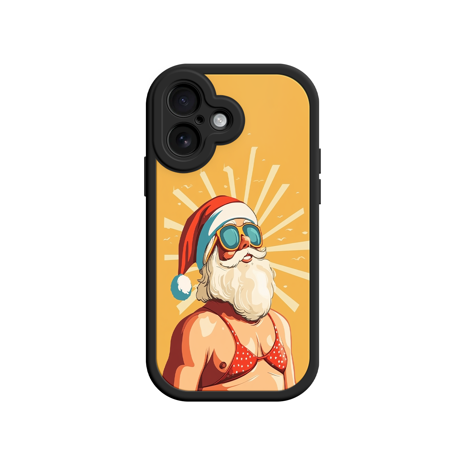 Santa Claus phone case for Christmas stocking stuffer