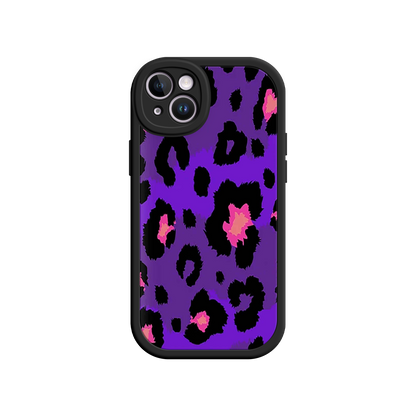 #MC0025 Factory Wholesale Purple Leopard Print iPhone 17 Case – Trendy Animal Print, Protective Fashion Cover, Bold & Stylish Design