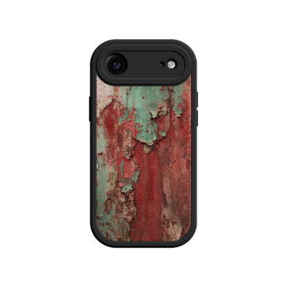#MC0022 Factory Wholesale Rustic Metal Texture Phone Case – Vintage Industrial Style for iPhone 17