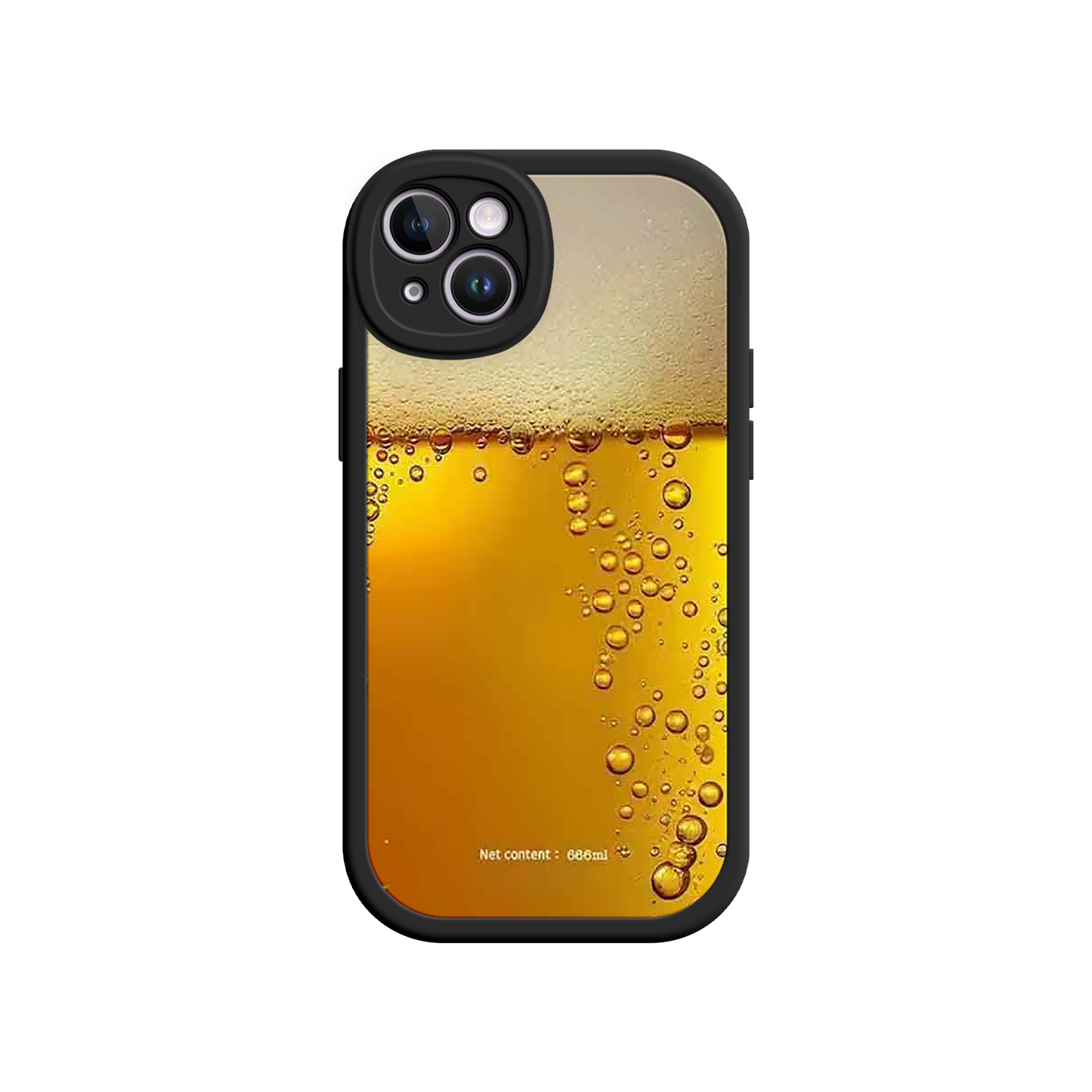 #MC0007 Factory Wholesale Funny Beer Glass Phone Case – Realistic Foam Design, Novelty Gift for Beer Lovers