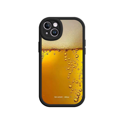#MC0007 Factory Wholesale Funny Beer Glass Phone Case – Realistic Foam Design, Novelty Gift for Beer Lovers