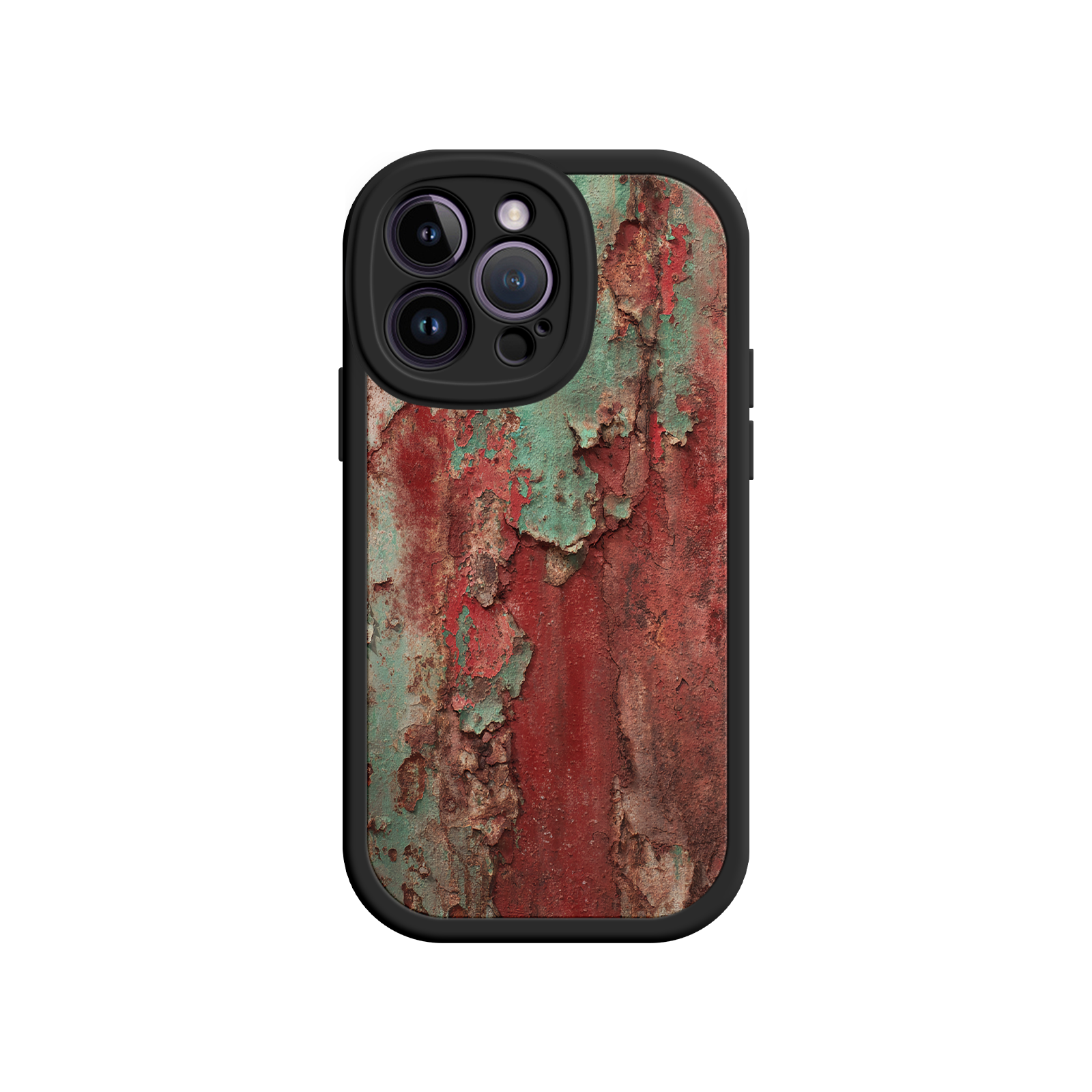 Rustic Metal Texture Phone Case – Vintage Industrial Style for iPhone 17