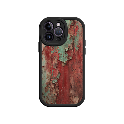 #MC0022 Factory Wholesale Rustic Metal Texture Phone Case – Vintage Industrial Style for iPhone 17