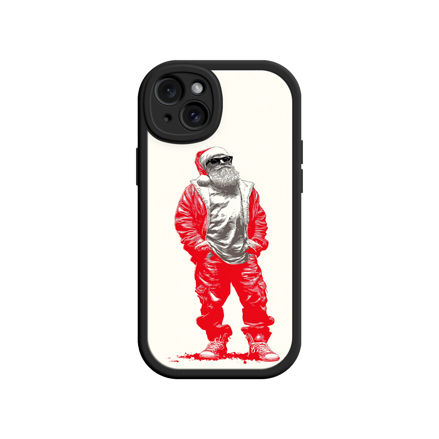 #MC0023 Factory Wholesale Urban Santa Street Style iphone 17 Case