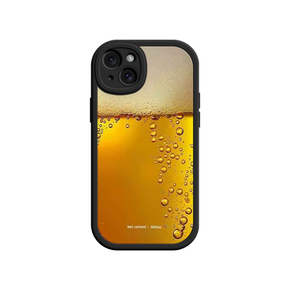 #MC0007 Factory Wholesale Funny Beer Glass Phone Case – Realistic Foam Design, Novelty Gift for Beer Lovers