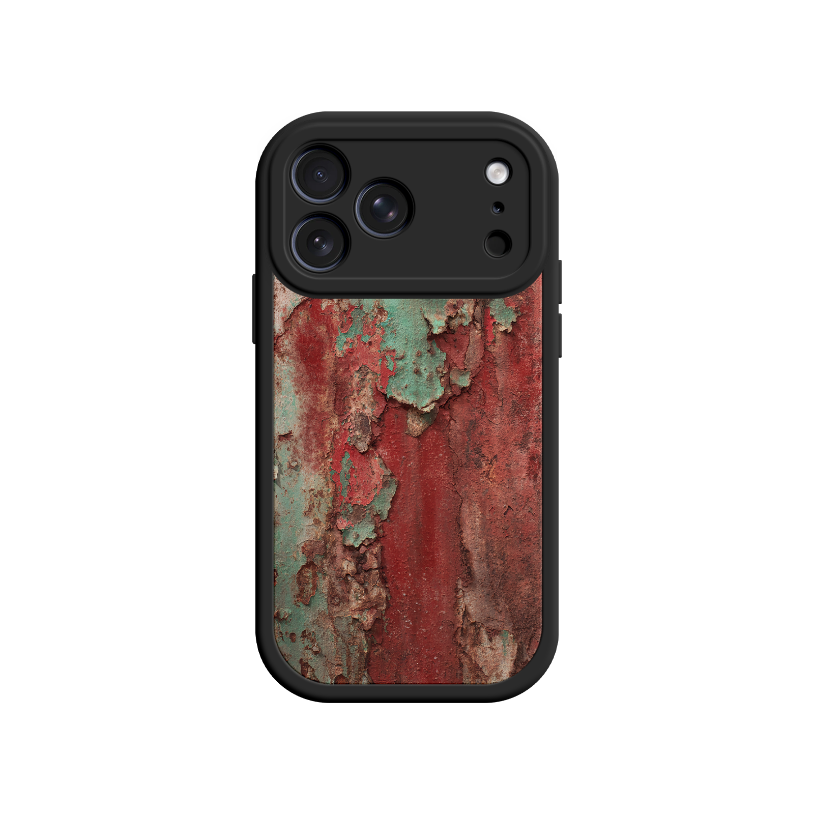Rustic Metal Texture Phone Case – Vintage Industrial Style for iPhone 17