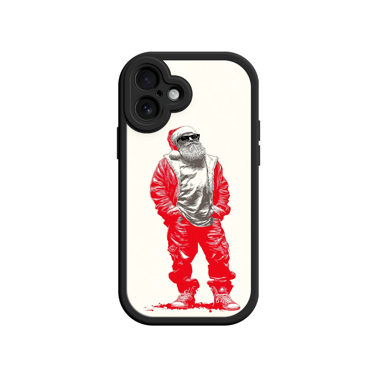 #MC0023 Factory Wholesale Urban Santa Street Style iphone 17 Case