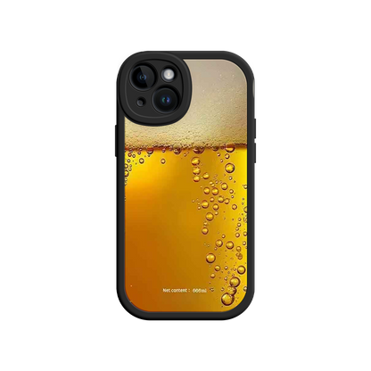 #MC0007 Factory Wholesale Funny Beer Glass Phone Case – Realistic Foam Design, Novelty Gift for Beer Lovers
