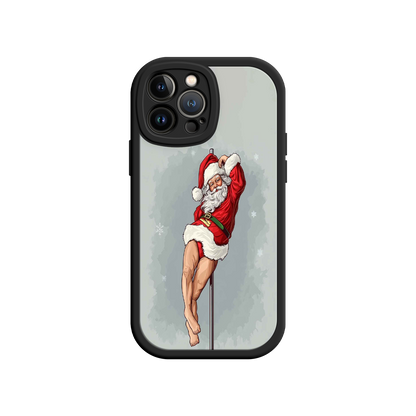 #MC0038 Factory Wholesale Pole Dancing Santa Claus iPhone 17 Case – Funny Christmas Art, Cheeky Holiday Design, Festive Adult Humor