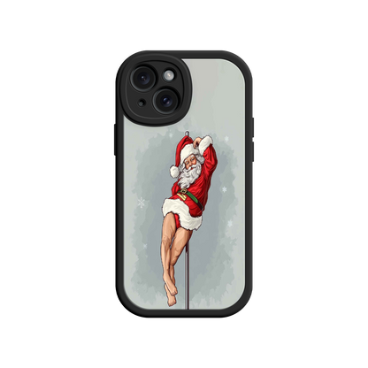 #MC0038 Factory Wholesale Pole Dancing Santa Claus iPhone 17 Case – Funny Christmas Art, Cheeky Holiday Design, Festive Adult Humor