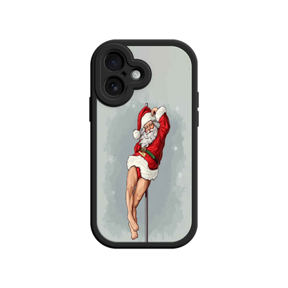 #MC0038 Factory Wholesale Pole Dancing Santa Claus iPhone 17 Case – Funny Christmas Art, Cheeky Holiday Design, Festive Adult Humor