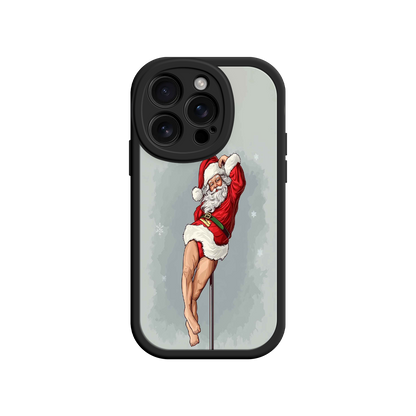 #MC0038 Factory Wholesale Pole Dancing Santa Claus iPhone 17 Case – Funny Christmas Art, Cheeky Holiday Design, Festive Adult Humor