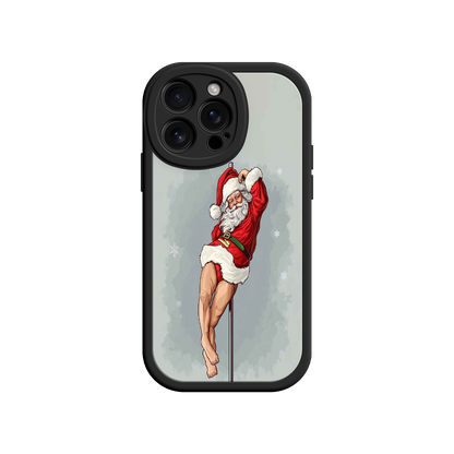 #MC0038 Factory Wholesale Pole Dancing Santa Claus iPhone 17 Case – Funny Christmas Art, Cheeky Holiday Design, Festive Adult Humor