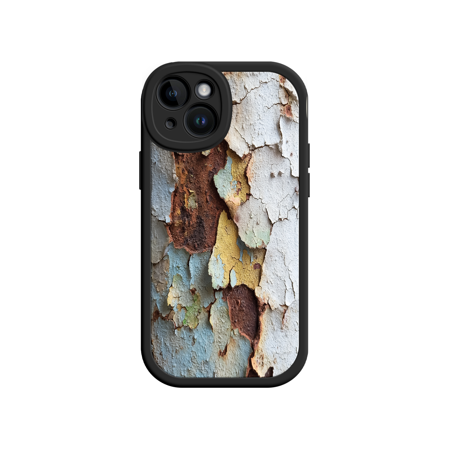 #MC0021 Factory Wholesale Rustic Patina Phone Case – Vintage Peeling Paint Design for iPhone 17