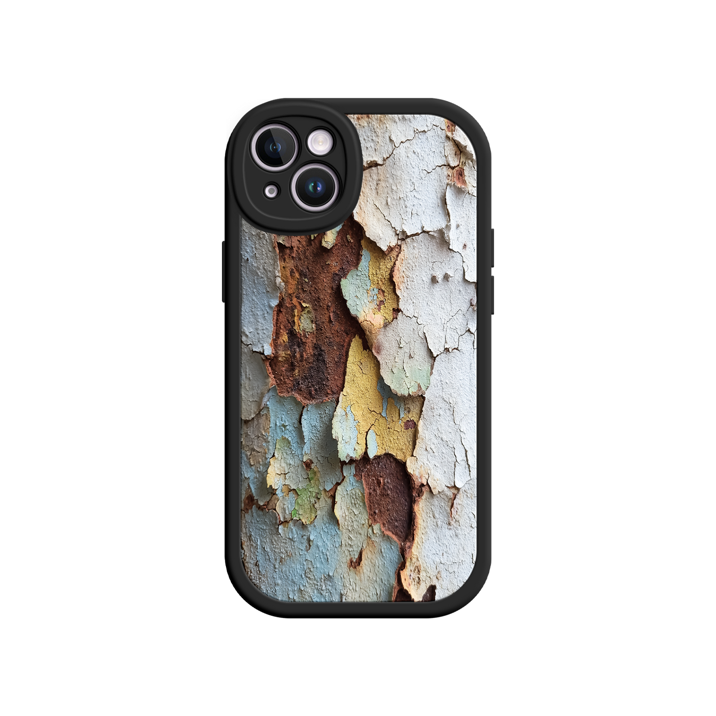 #MC0021 Factory Wholesale Rustic Patina Phone Case – Vintage Peeling Paint Design for iPhone 17