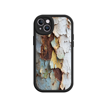 #MC0021 Factory Wholesale Rustic Patina Phone Case – Vintage Peeling Paint Design for iPhone 17