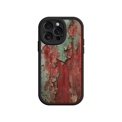 #MC0022 Factory Wholesale Rustic Metal Texture Phone Case – Vintage Industrial Style for iPhone 17