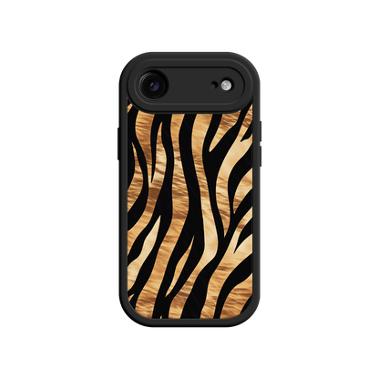 iPhone case with tiger stripe animal print