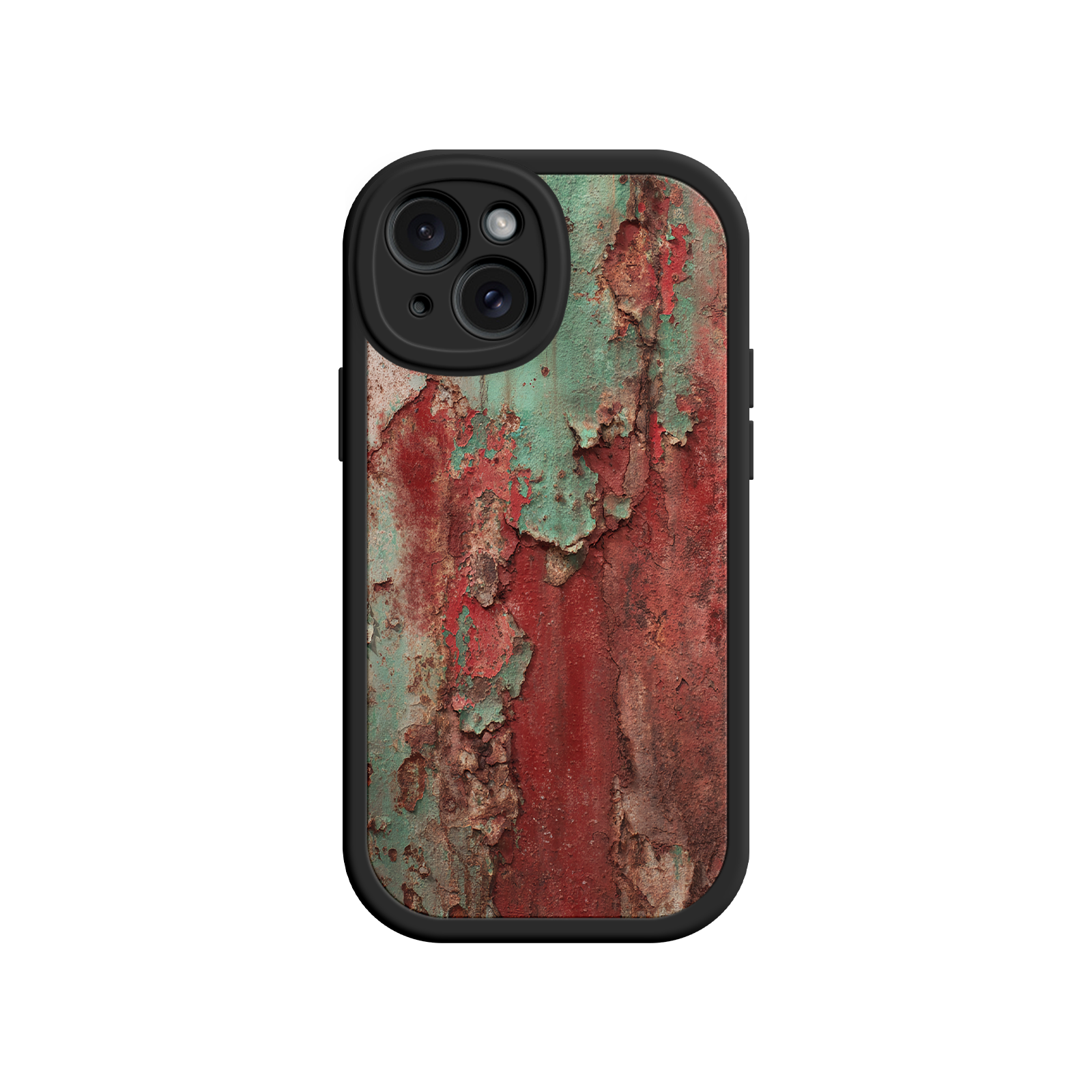 Rustic Metal Texture Phone Case – Vintage Industrial Style for iPhone 17