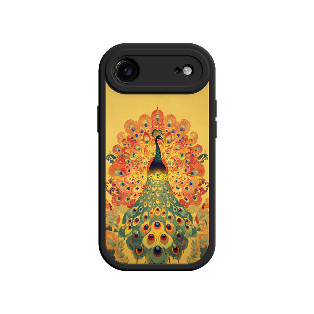 Peacock iPhone Case – Artistic Bird Design with Vibrant Feathers & Boho Style