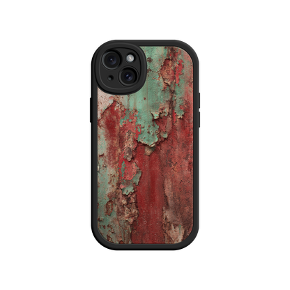 #MC0022 Factory Wholesale Rustic Metal Texture Phone Case – Vintage Industrial Style for iPhone 17