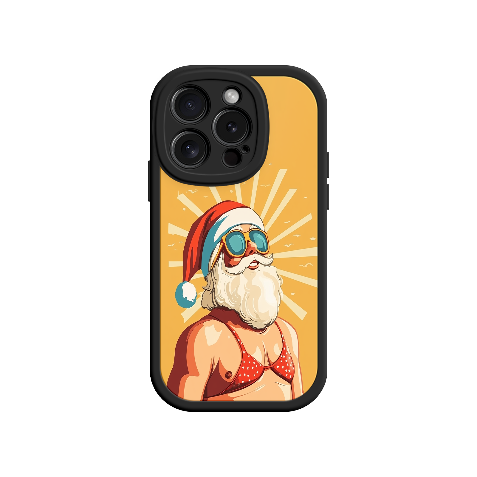 Funny Santa phone case for Shopify Christmas listing