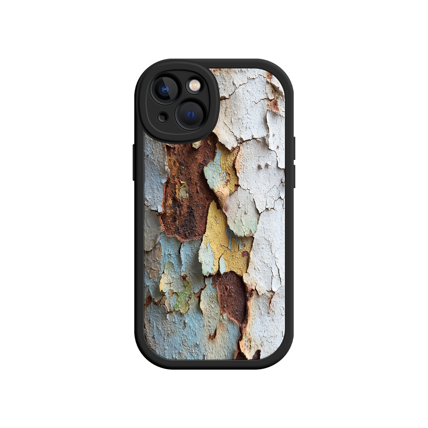 #MC0021 Factory Wholesale Rustic Patina Phone Case – Vintage Peeling Paint Design for iPhone 17