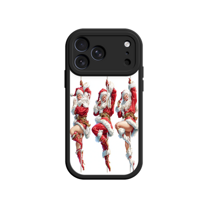 Festive phone case with theatrical Christmas design