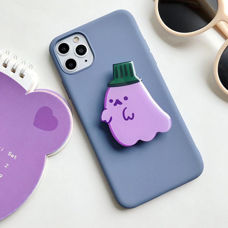 Cartoon PopSockets Cute Ins phone PopGrip, adjustable cellphone stand, retractable smartphone holder, phone mount support, Foldable Kickstand, handheld accessories Folding