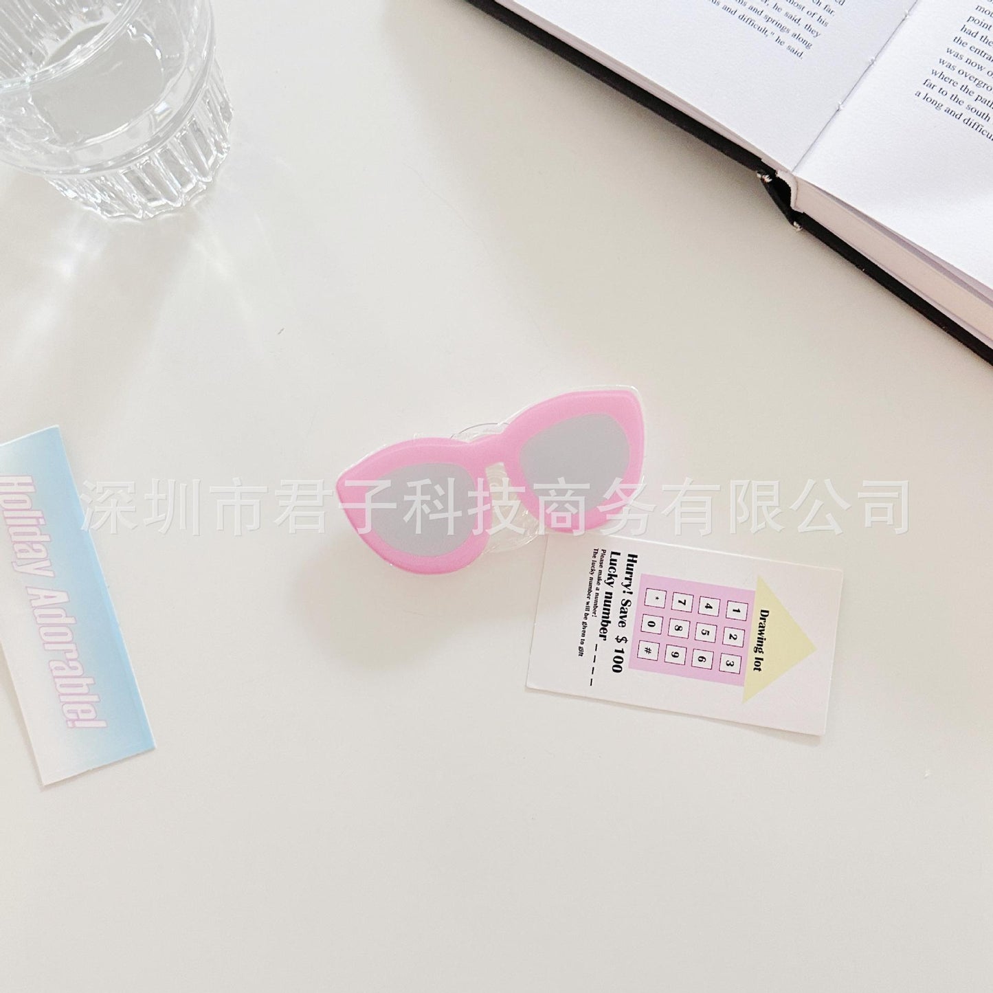 #S0021 Factory Wholesale Sun Glasses PopSockets Desktop phone PopGrip Airbag, adjustable cellphone stand, retractable smartphone holder, phone mount support, Folding Kickstand, handheld accessories