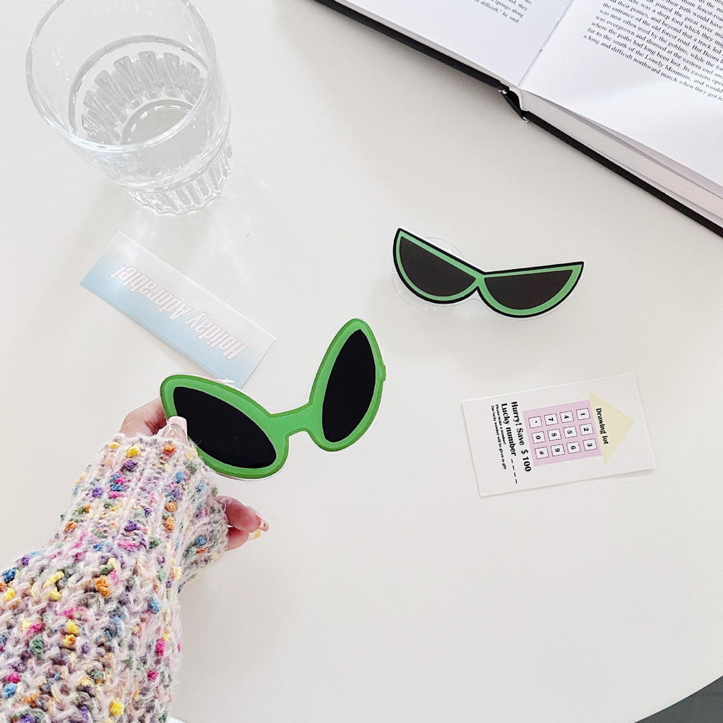 Sun Glasses PopSockets Desktop phone PopGrip Airbag, adjustable cellphone stand, retractable smartphone holder, phone mount support, Folding Kickstand, handheld accessories