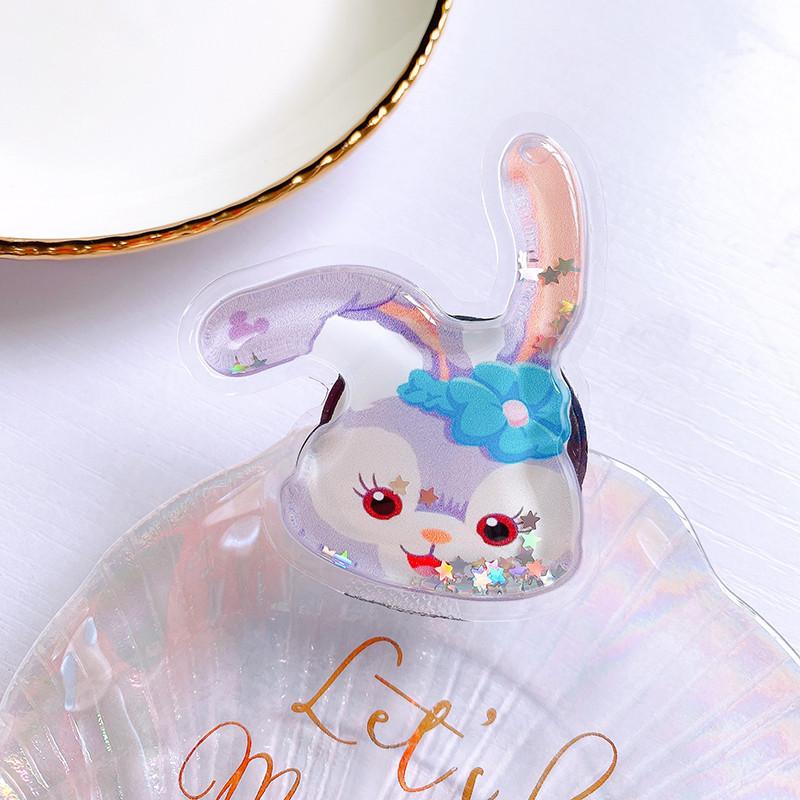 Quicksand PopSockets Desktop Airbag Glitter phone PopGrip, adjustable cellphone stand, retractable smartphone holder, phone mount support, Folding Kickstand, handheld accessories