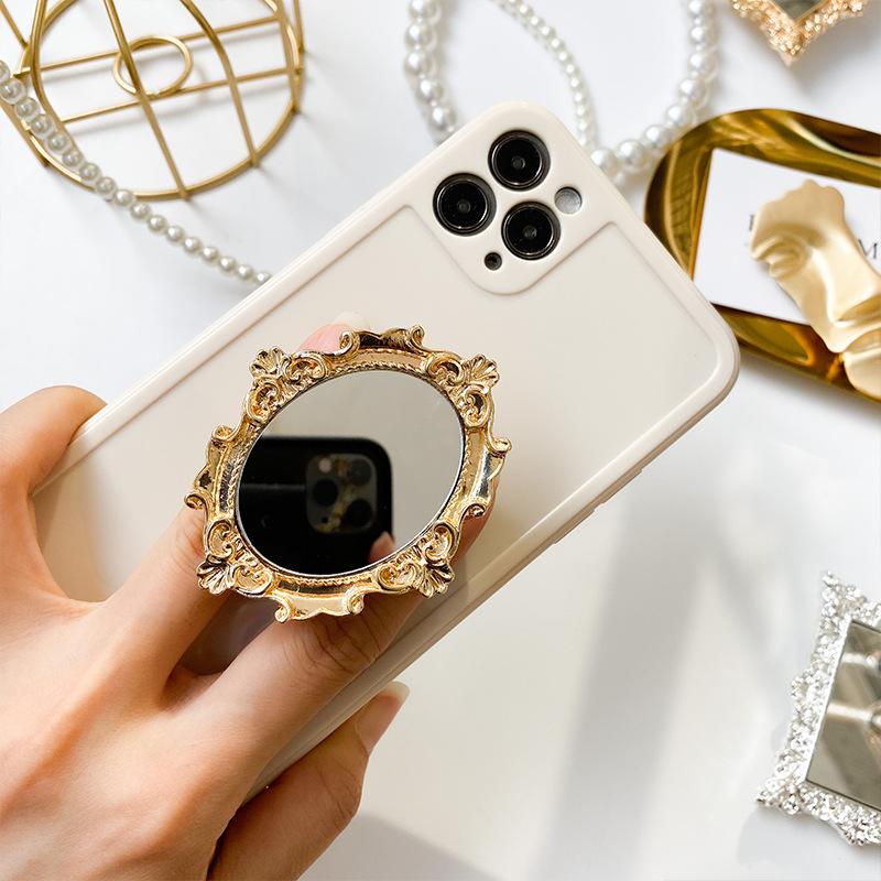 PopSockets Mirror Glitter phone PopGrip, Portable Desktop Bracket, adjustable cellphone stand, retractable smartphone holder, phone mount support, Folding Kickstand, handheld accessories