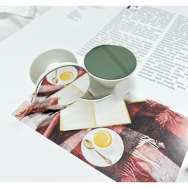 PopSockets adjustable phone PopGrip, Mirror cellphone stand, smartphone holder, phone mount support, Expanding Kickstand, handheld accessories pop socket  mirror