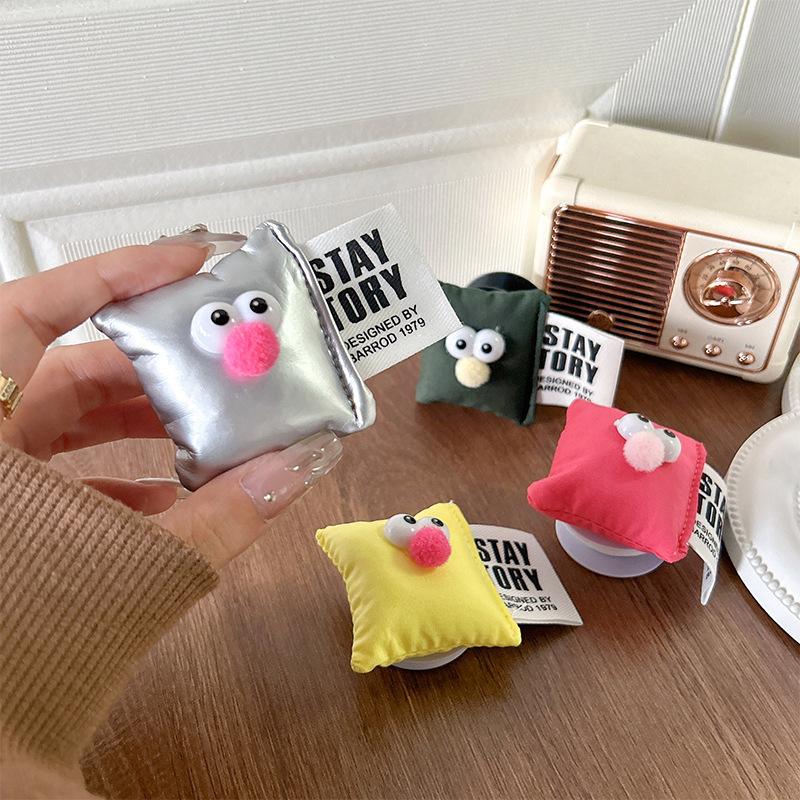 Mini Pillows Cushions PopSockets phone PopGrip, Desktop Bracket, adjustable cellphone stand, retractable smartphone holder, phone mount support, Folding Kickstand, handheld accessories