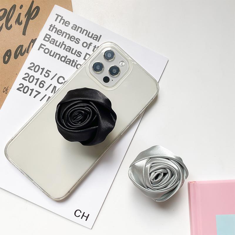 Rose Cushion PopSockets phone PopGrip, Desktop Bracket, adjustable cellphone stand, retractable smartphone holder, phone mount support, Folding Kickstand, handheld accessories